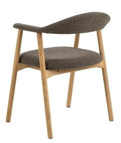 Dining Chair Addi, brown/oak