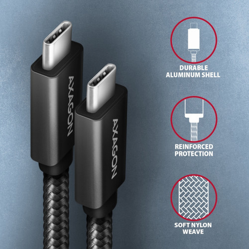 AXAGON USB Cable BUCM32-CM10AB USB-C - USB-C 3.2