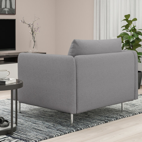 SÖDERHAMN Armchair, Tonerud grey