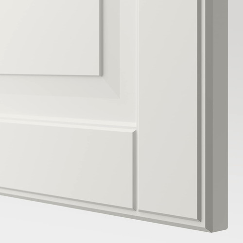 BESTÅ Storage combination w glass doors, white Smeviken/Ostvik/Kabbarp white clear glass, 60x42x202 cm