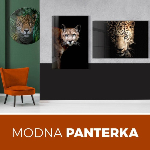 Picture Glasspik Leopard 70x100cm
