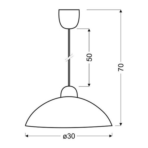 Pendant Lamp Leticia 1 x 60W E27
