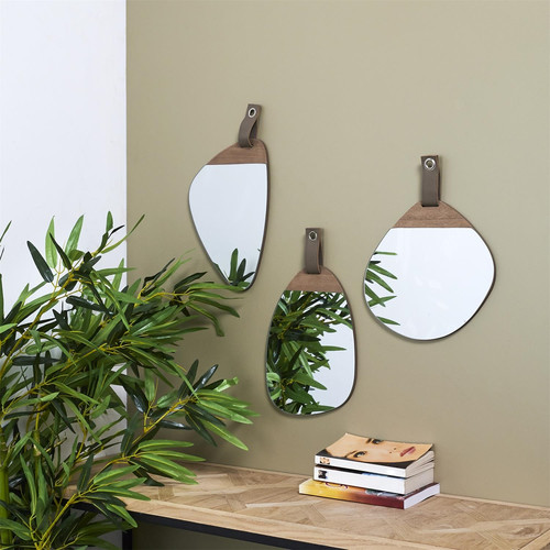Mirror Pagaj Trigle, wood
