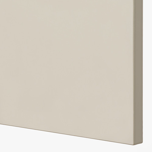 METOD Base cabinet with shelves, white/Havstorp beige, 30x60 cm