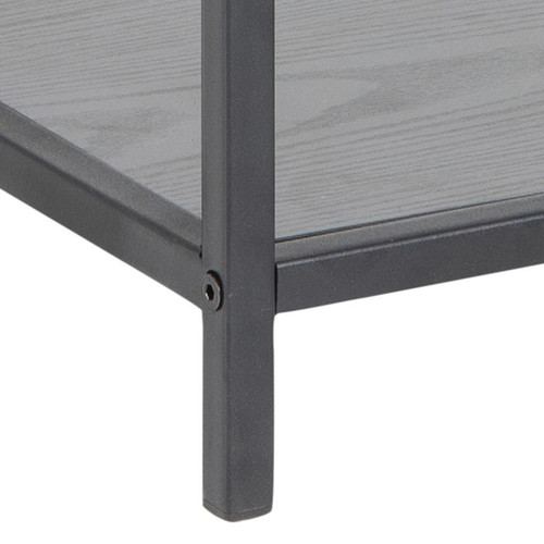 Nightstand Bedside Table Seaford, black