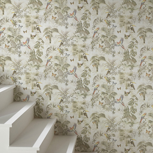 GoodHome Vinyl Wallpaper on Fleece Lipia, multicolour
