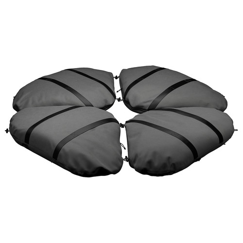 IGGÖN Sandbag for parasol base, dark grey
