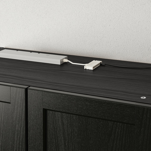 TVÄRDRAG Cabinet lighting, black