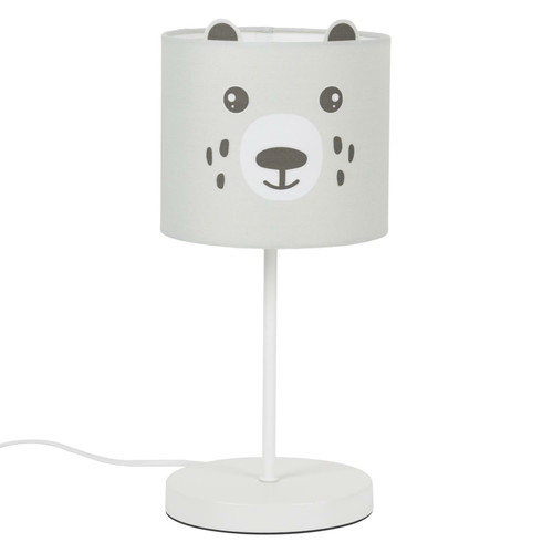 Children's Table Lamp Panda, white