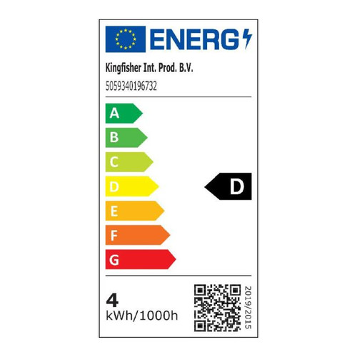 Diall LED Bulb Filament C35 E14 470 lm 2700 K