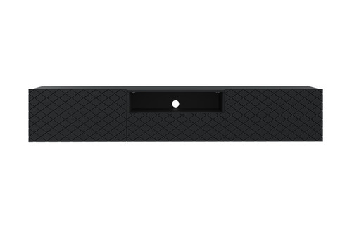 Wall-Mounted TV Cabinet Scalia, matt black