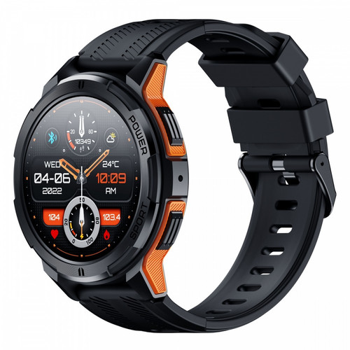 OUKITEL Smartwatch BT10 Rugged, black-orange