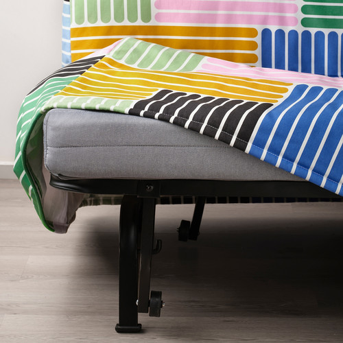 LYCKSELE LÖVÅS 2-seat sofa-bed, Grindtorp multicolour