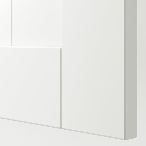 GULLABERG Door with hinges, white, 50x229 cm