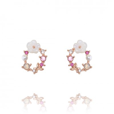 Ecarla Artificial Jewellery Earrings Rings