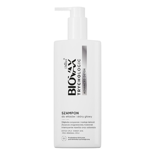 L`BIOTICA Biovax Trychologic Shampoo for Hair & Scalp Advanced Detox 200 ml