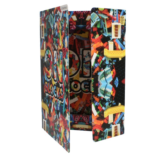 Folder with Elastic Band A4 On Blocks 10-pack, assorted patterns