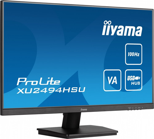 IIyama 23.8" Monitor XU2494HSU-B6 VA FHD HDMI DP 100Hz USBx2 Slim