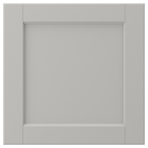 LERHYTTAN Door, light grey, 40x40 cm
