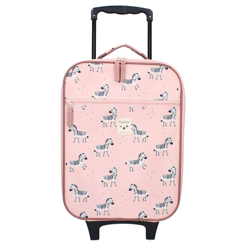 Kidzroom Trolley Suitcase Current Legend Zebra, pink