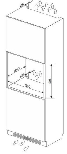 Amica Built-in Cooker CES38319B