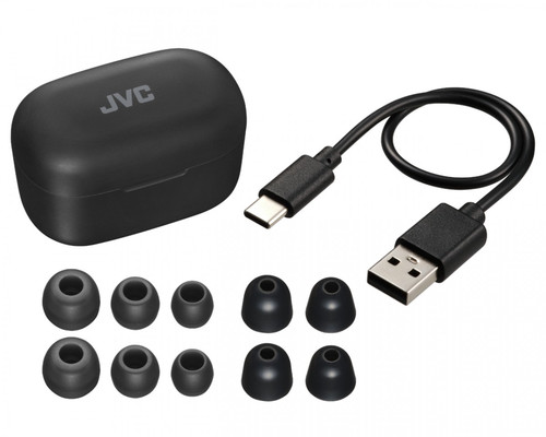 JVC Wireless Earbuds HA-A25T, black