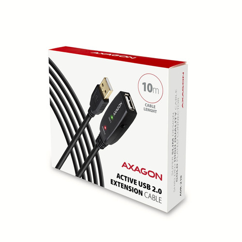 AXAGON USB Cable ADR-210 USB 2.0 A-M -> A-F act 10m