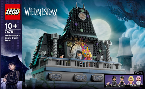 LEGO Wednesday and Enid's Dorm Room 10+