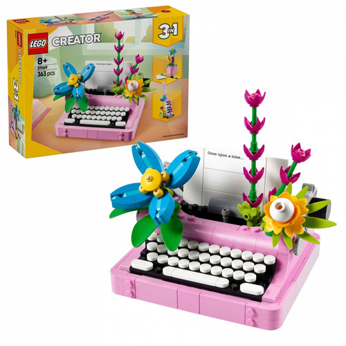 LEGO Creator Typewriter with Flowers 8+