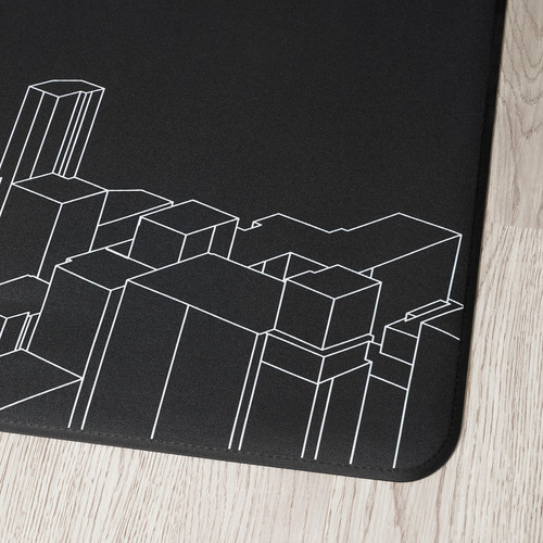 LÅNESPELARE Floor protector, 110x100 cm