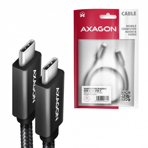 AXAGON USB Cable BUCM32-CM10AB USB-C - USB-C 3.2