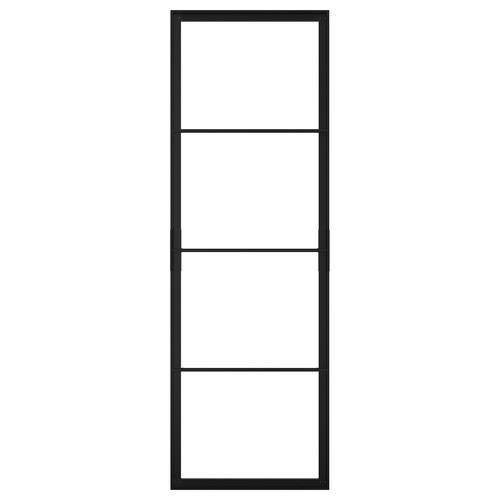 SKYTTA Sliding door frame, black, 77x231 cm