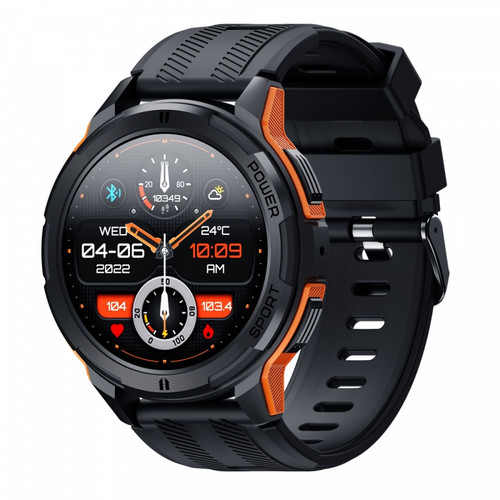 OUKITEL Smartwatch BT10 Rugged, black-orange