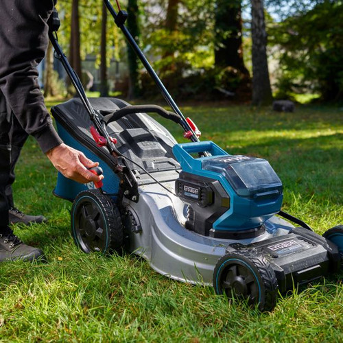 Erbauer Cordless Lawnmower 2x 18V 46 cm 2x 5Ah