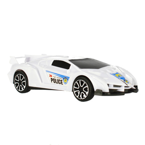 Police Car Transporter with 2 Vehicles 3+