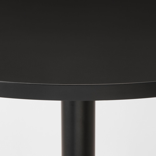 STENSELE / ODGER Table and 2 chairs, anthracite anthracite/anthracite, 70 cm