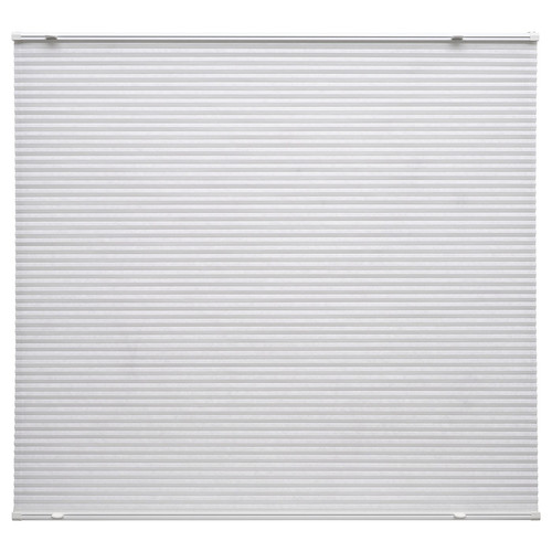 HORNVALLMO Pleated blind, white/top-down bottom-up, 100x130 cm