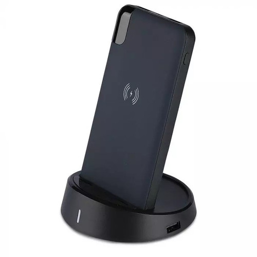 V-TAC Power Bank Wireless Charger 8000 mAh 2.1A, blue