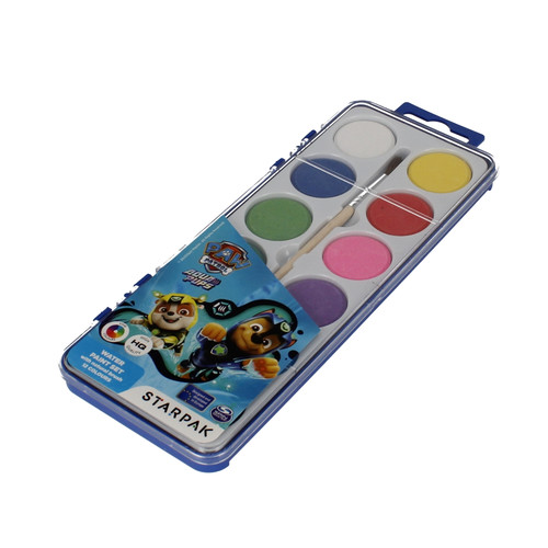 Water Colour Water Paint Set 12 Colours Paw Patrol