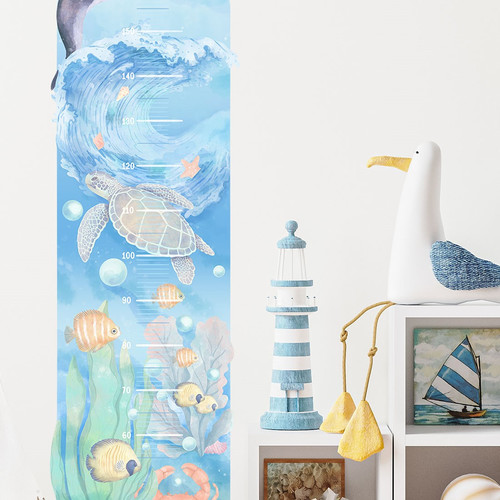 Wall Height Chart Height Measure 160cm | Underwater world