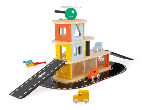 Janod Wooden Garage 2+