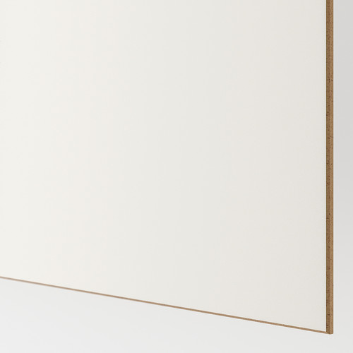 AULI / MEHAMN Pair of sliding doors, mirror glass/double sided white, 200x236 cm