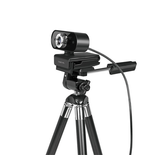 LogiLink HD Webcam with Microphone USB, black