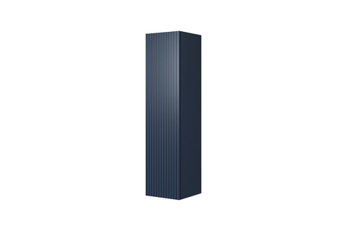Bathroom Wall-mounted High Cabinet MDF Nicole 140cm, dark blue