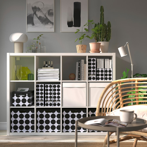 TJENA Magazine file, white black/dotted