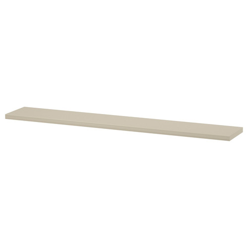 BERGSHULT Shelf, grey-beige, 120x20 cm