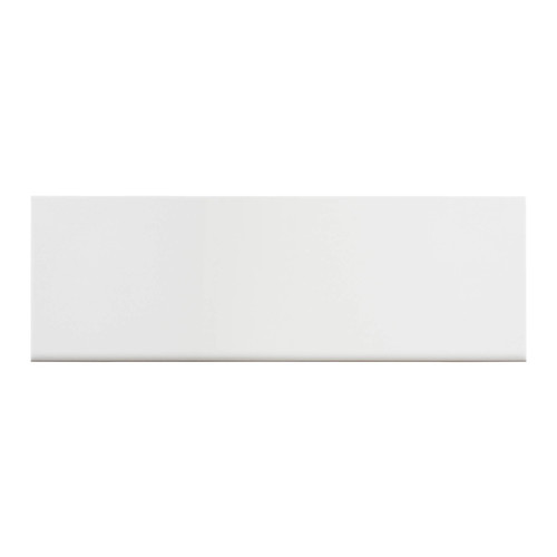 GoodHome Glazed TIle Plain 20 x 60 cm, white, 0.96 m2