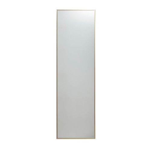GoodHome Mirror Muhely 40 x 140 cm, metal frame, gold