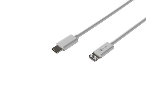 NATEC USB Cable LIGHTNING(M)->USB-c(M) Prati 2m, white