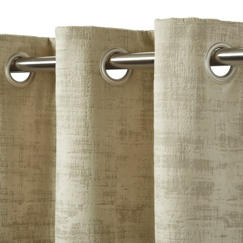Blockout Curtain GoodHome Ruvor 140x260cm, light beige